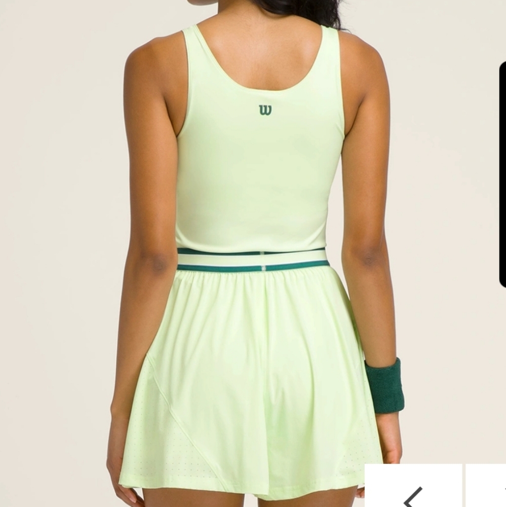 Wilson Peach Pastel Tennis To Golf Banded Dress Style Rare Floaty Romper s - Picture 5 of 11
